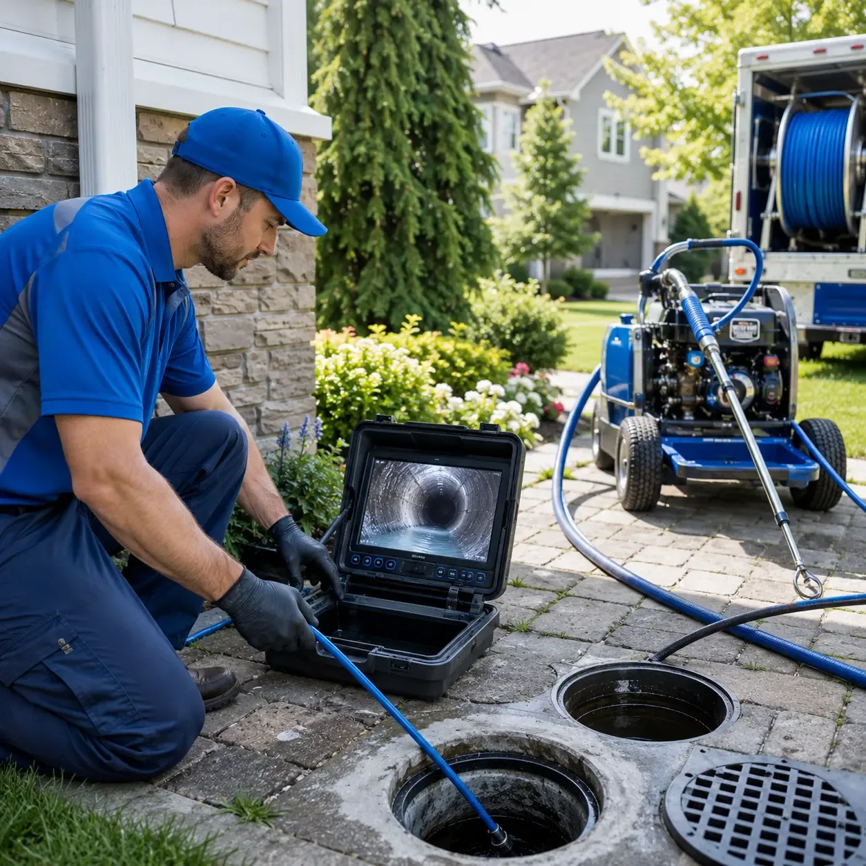 Outdoor drain cleaning professionals serving Huntsville, TN